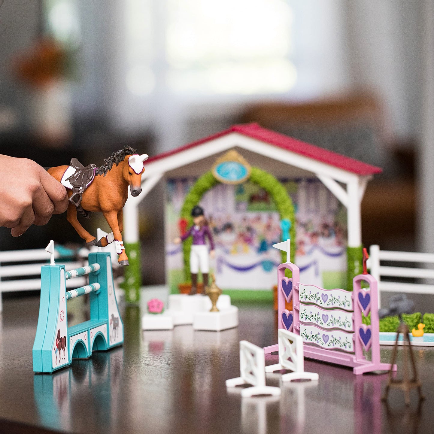 Schleich Horse Club Friendship Horse Tournament – 86-Piece Playset for Ages 5-12