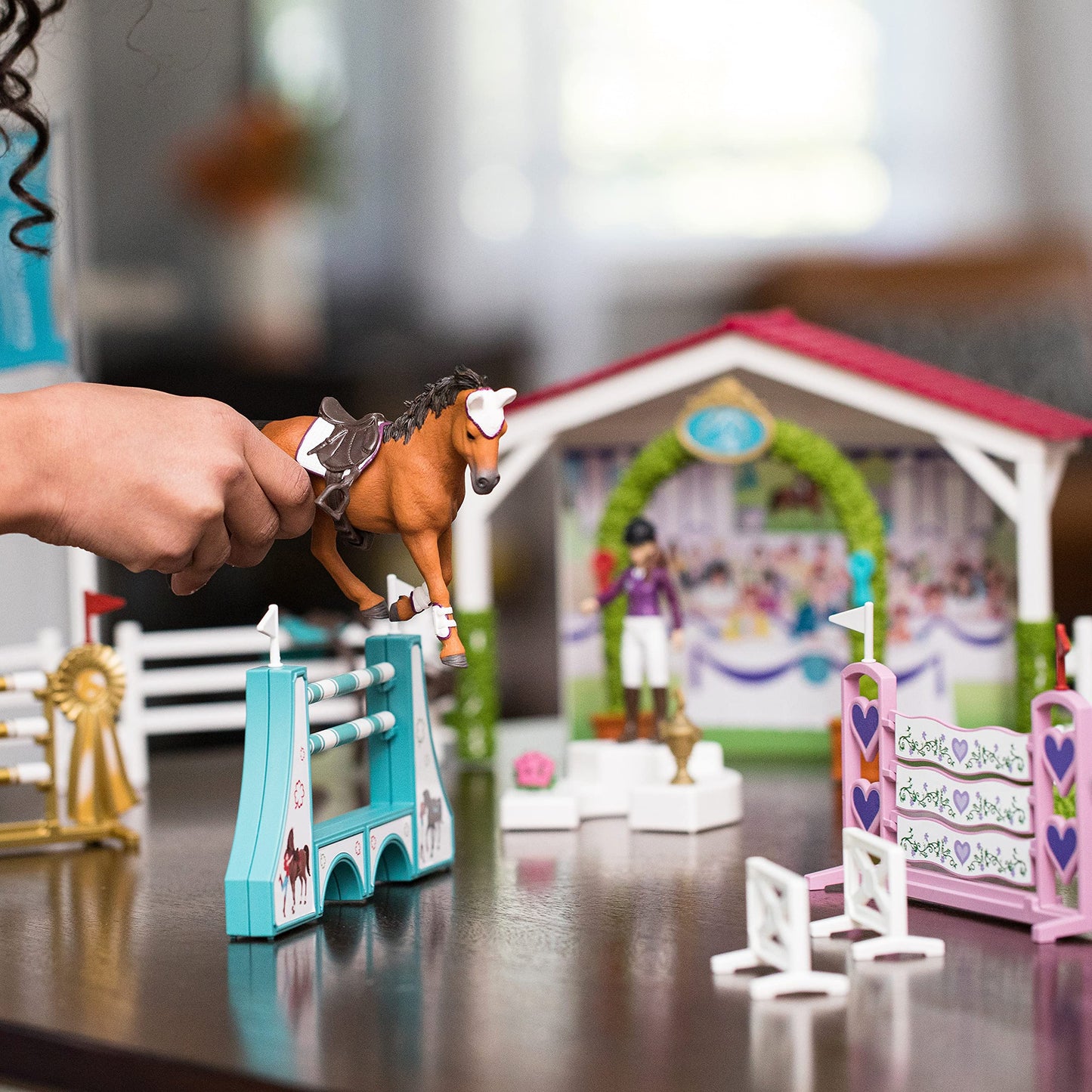 Schleich Horse Club Friendship Horse Tournament – 86-Piece Playset for Ages 5-12