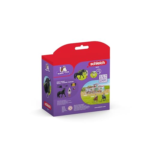 Schleich Horse Club 11pc Tori & Princess Playset – Horse & Rider Figurines (Ages 5+) 42640