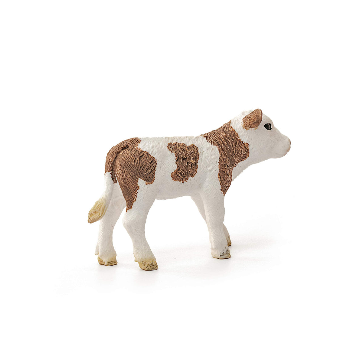 Schleich Farm World Simmental Calf Toy – 2-Inch Figurine for Ages 3+