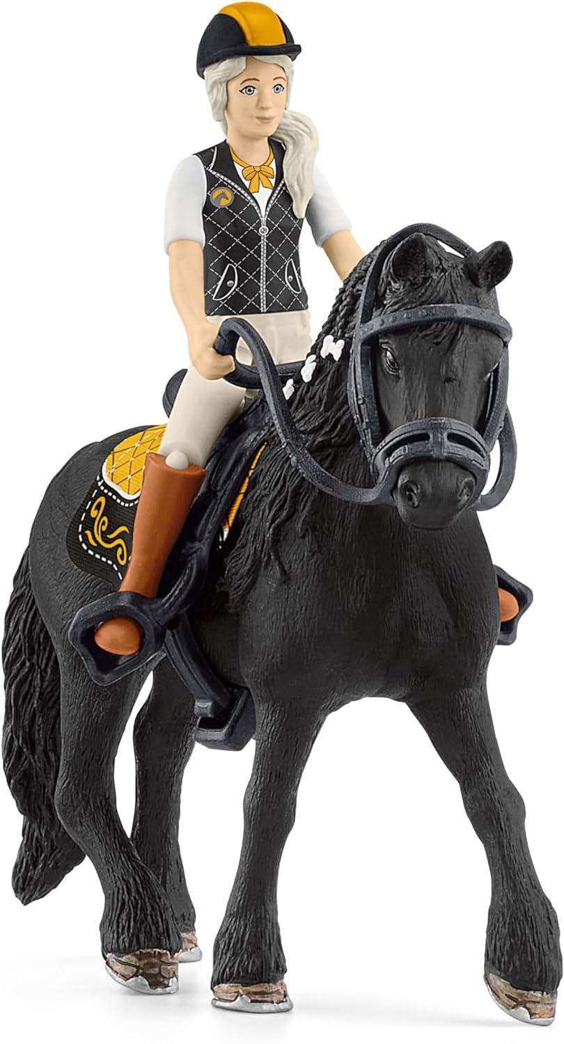 Schleich Horse Club 11pc Tori & Princess Playset – Horse & Rider Figurines (Ages 5+) 42640