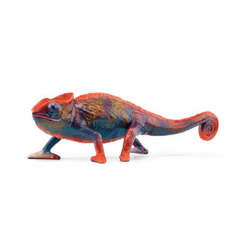 Schleich Wild Life Color-Changing Chameleon Figure – Realistic, Educational Toy for Kids 3+