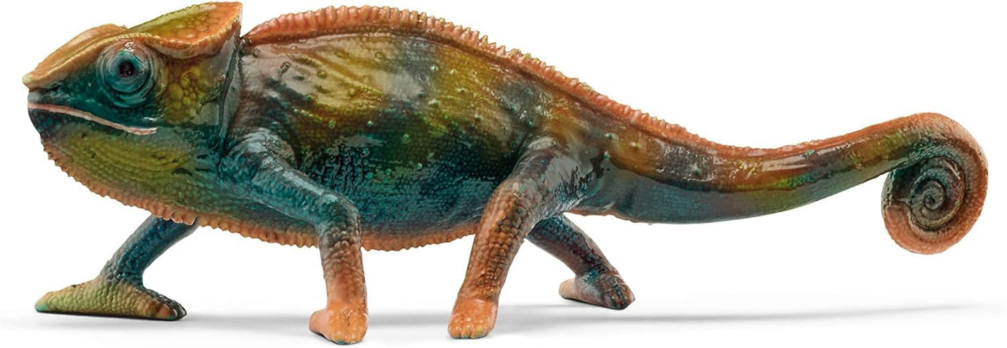 Schleich Wild Life Color-Changing Chameleon Figure – Realistic, Educational Toy for Kids 3+