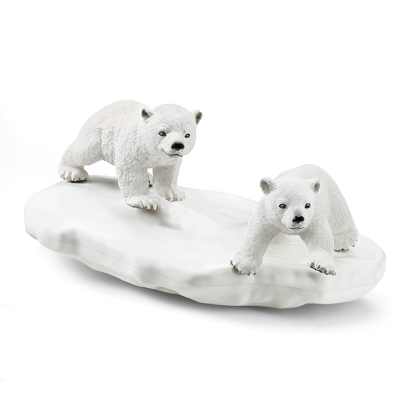 Schleich Wild Life Polar Playground 4-Piece Playset | Realistic Animals & Vehicles for Kids 3-8