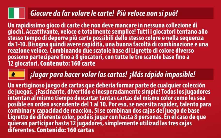 Ligretto Red Card Game by Schmidt – 2-4 Players, 10-Minute Family Play (Ages 8+) English Version