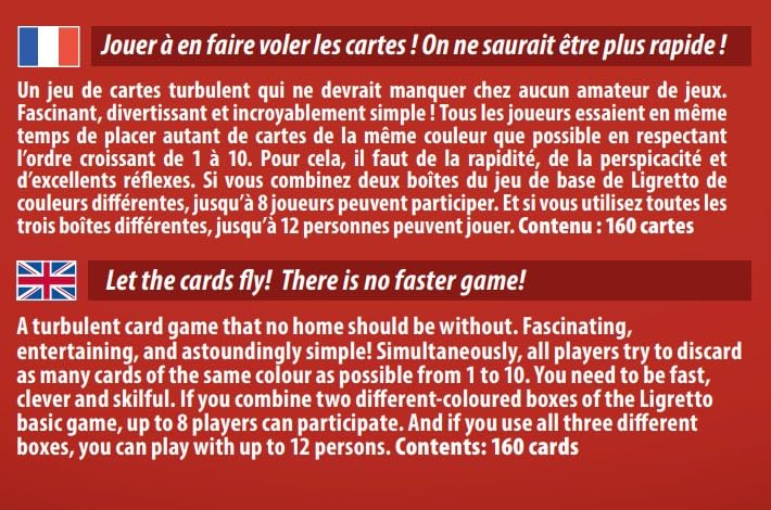 Ligretto Red Card Game by Schmidt – 2-4 Players, 10-Minute Family Play (Ages 8+) English Version