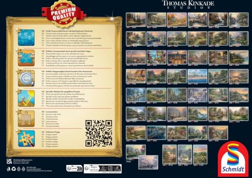 Schmidt Spiele | Thomas Kinkade: In The Vineyards 2000pc Puzzle | Ages 12+