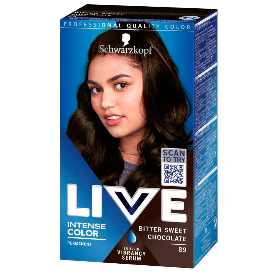 Schwarzkopf Live Intense Colour (19 Shades) Vibrant Semi-Permanent Hair Dye for Bold, Luminous Results