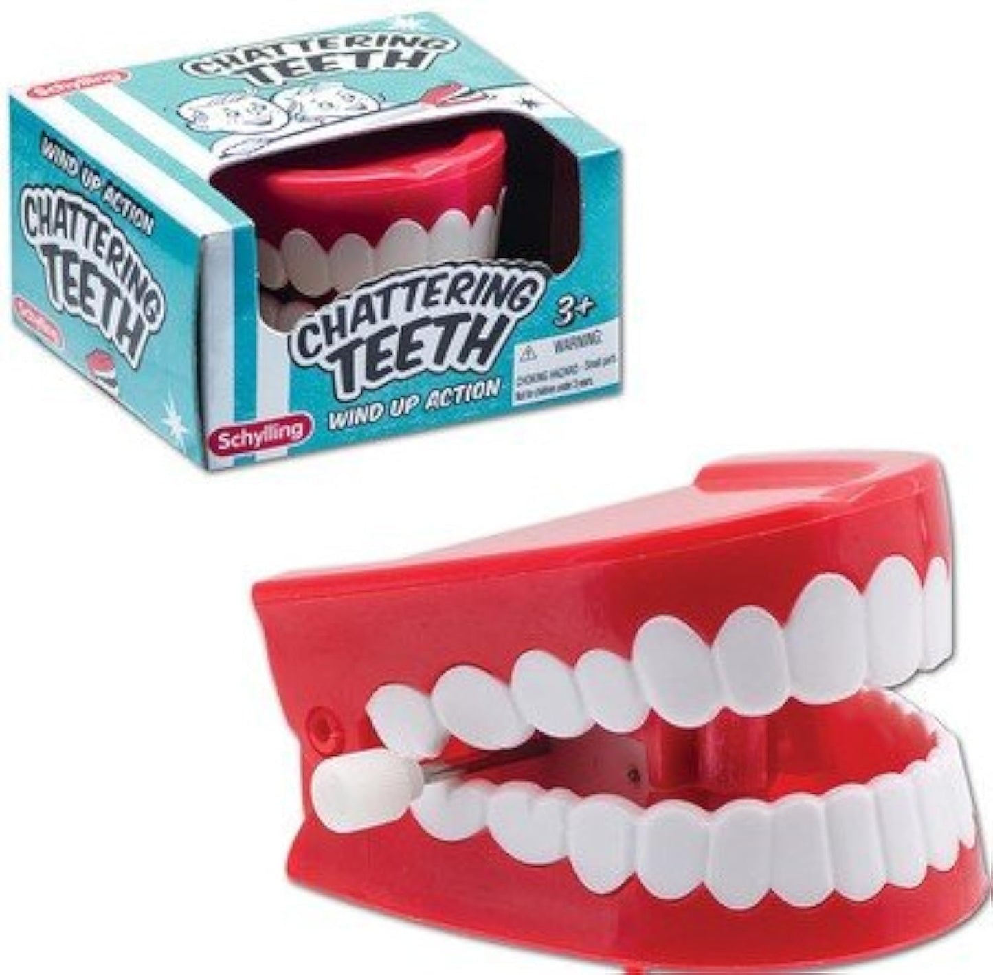 Schylling Chattering Teeth – Classic Prank Toy, 1 EA