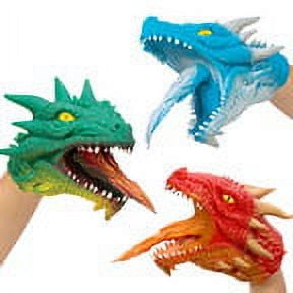 Schylling Dragon Hand Puppet - Expressive Dragon Puppet for Storytelling