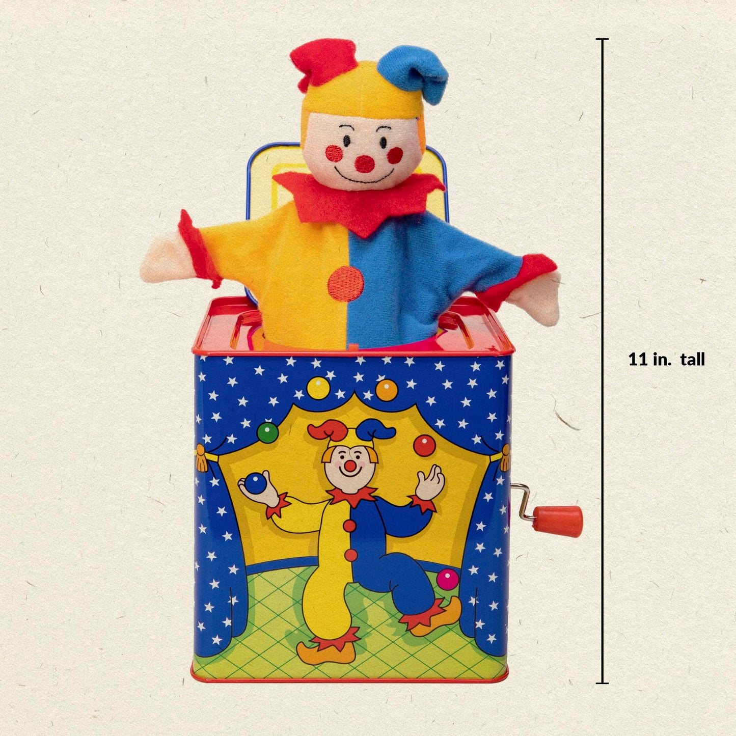 Schylling Jester Jack in the Box – Classic Tin Musical Toy for 18 Months+