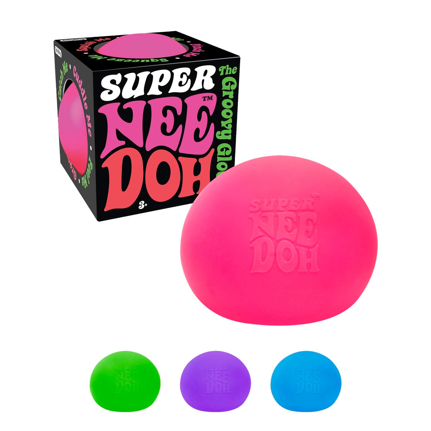 Schylling Nee Doh Giant Stress Ball - 4.5 inch Jumbo Fidget Toy for Sensory Play