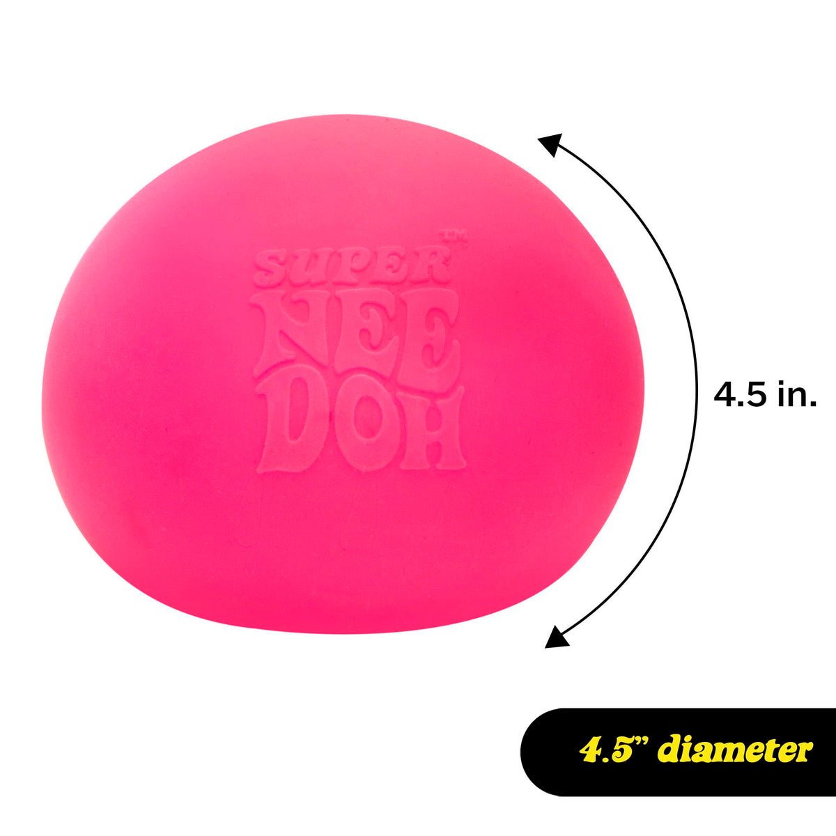 Schylling Nee Doh Giant Stress Ball - 4.5 inch Jumbo Fidget Toy for Sensory Play