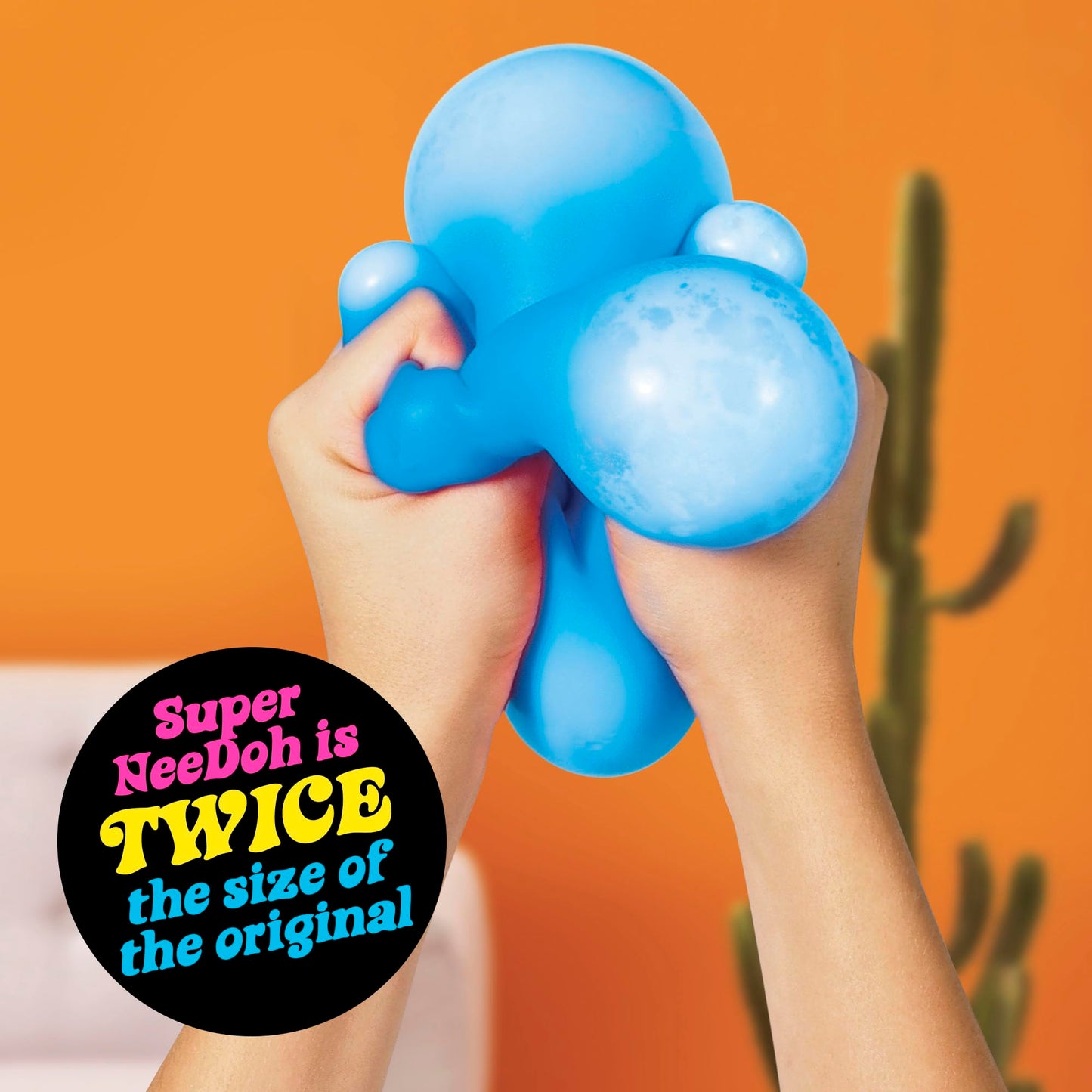 Schylling Nee Doh Giant Stress Ball - 4.5 inch Jumbo Fidget Toy for Sensory Play
