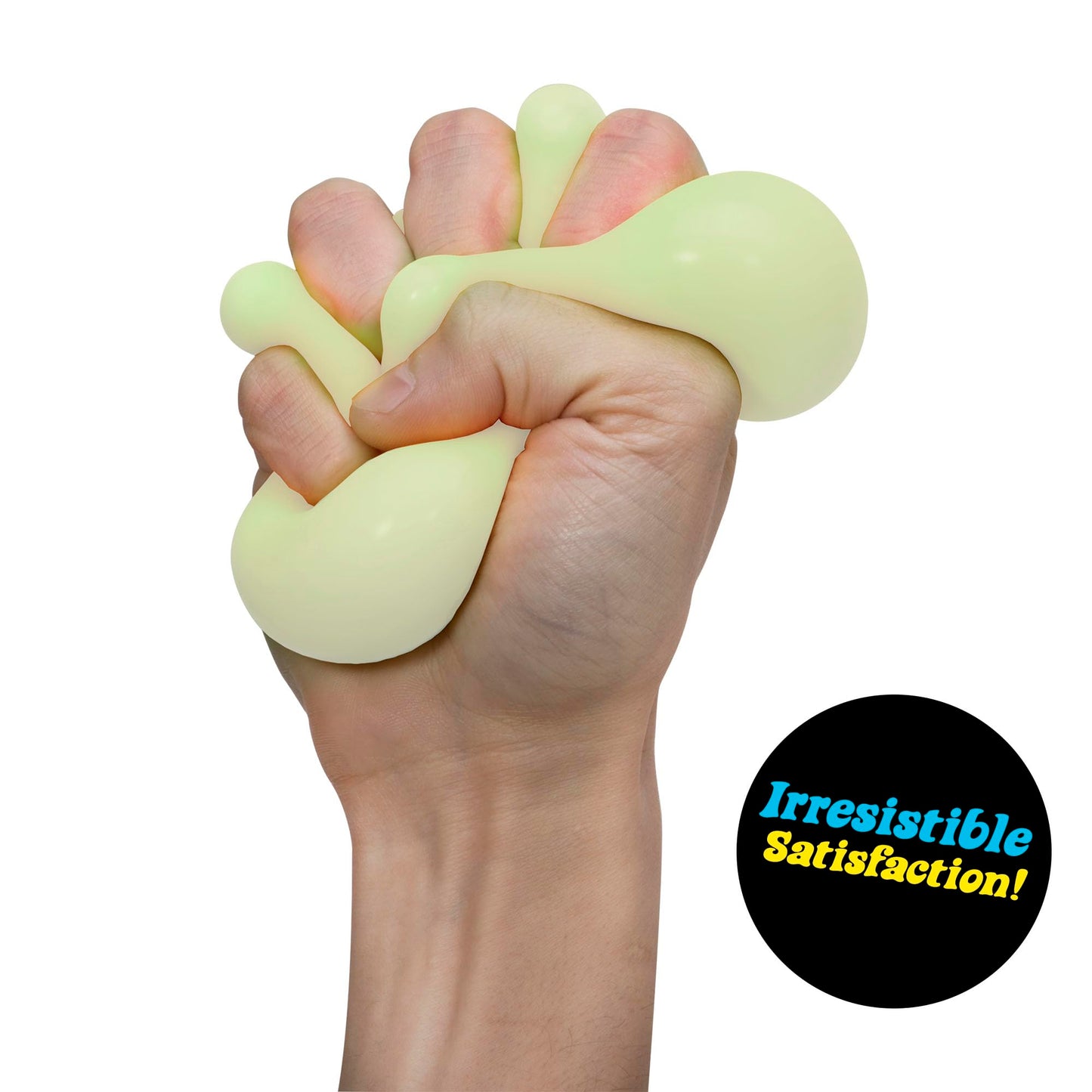 Schylling NeeDoh Glow in the Dark – Sensory Squeeze Toy 2.5in Glob