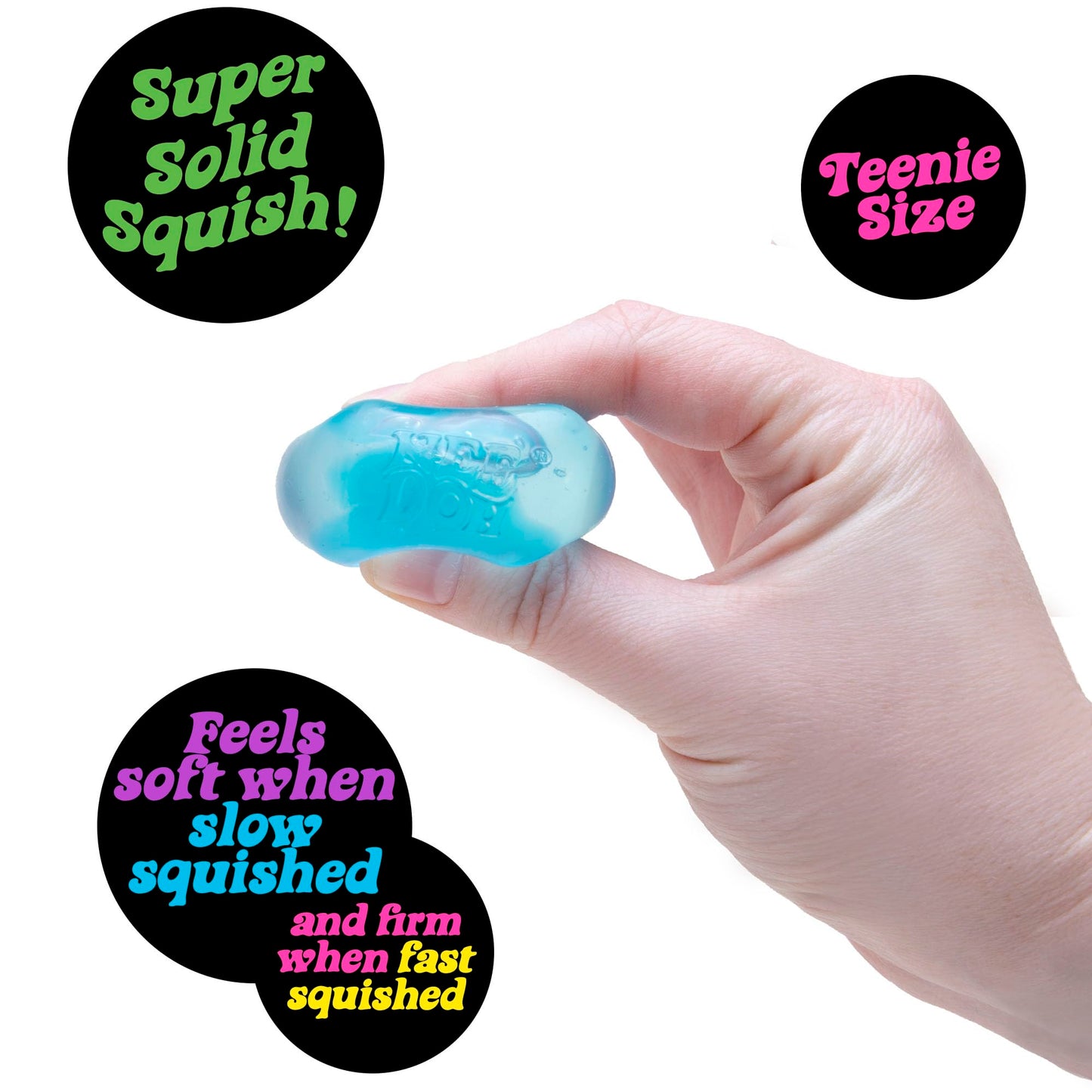 Schylling NeeDoh Nice Ice Baby - Sensory Squeeze Toy, 1.25-Inch Cube