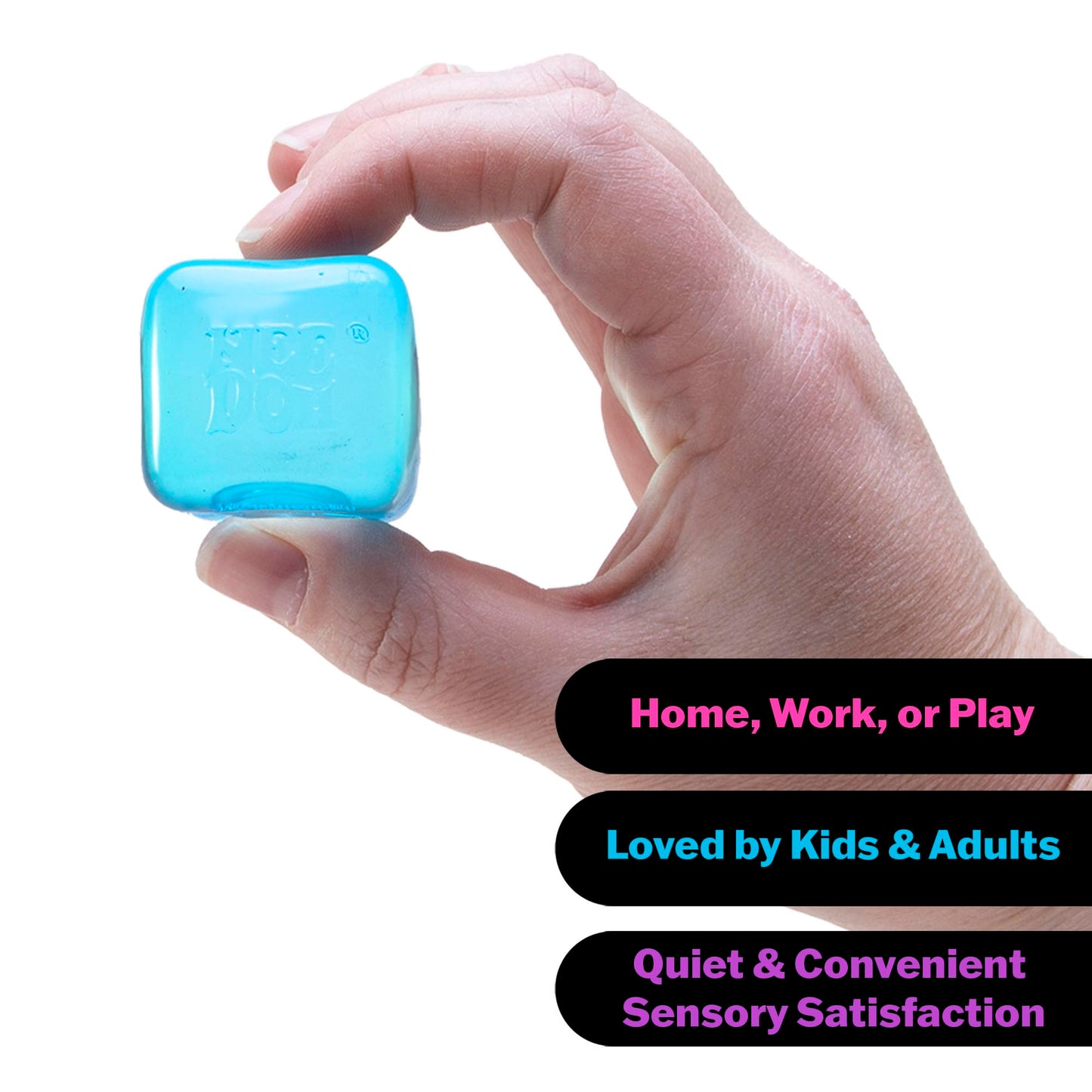 Schylling NeeDoh Nice Ice Baby - Sensory Squeeze Toy, 1.25-Inch Cube