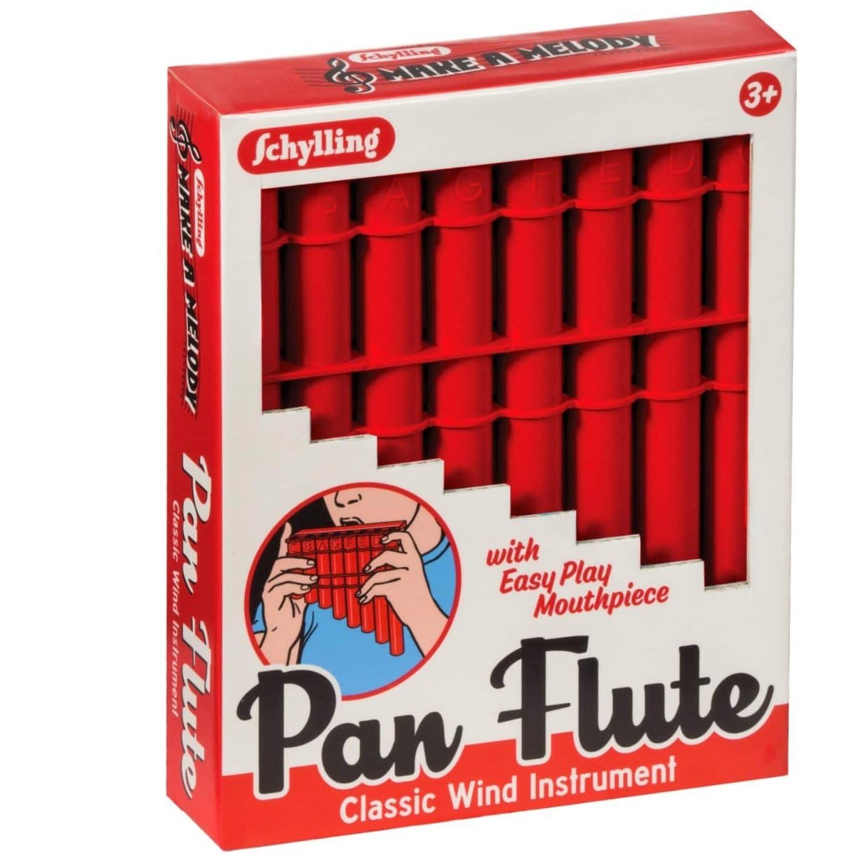 Schylling Pan Flute – Random Color Kids’ Music Instrument