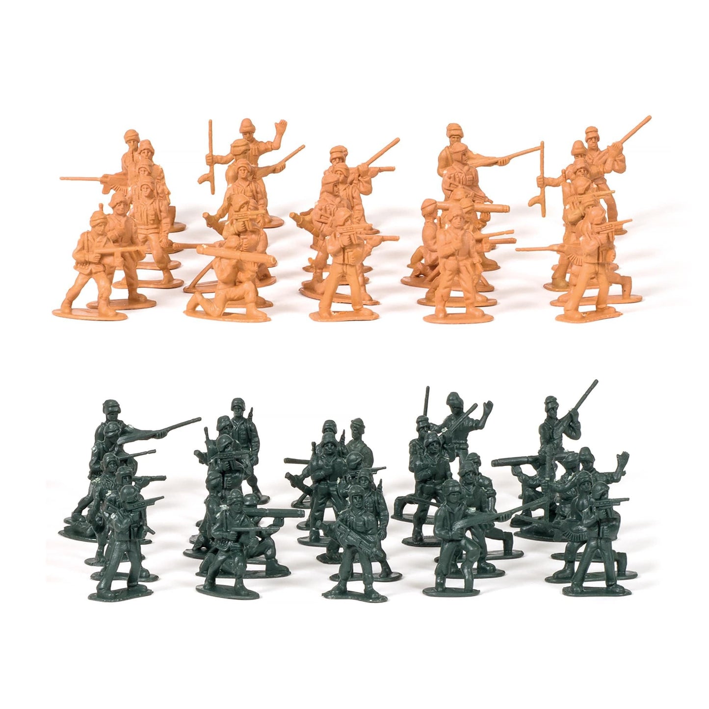 Schylling Retro Mini Soldiers 60 Piece – Classic Toy Soldiers Set