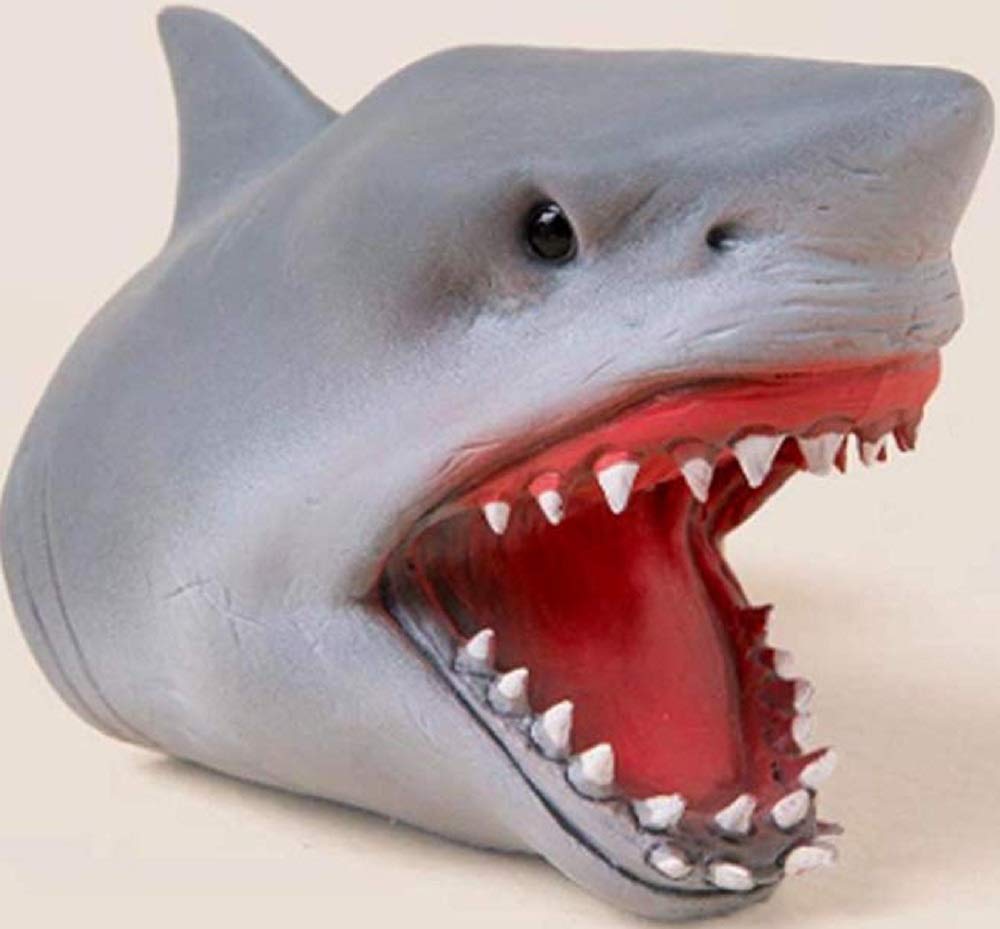 Schylling SC-SBFP Shark Baby Finger Puppet – Assorted Designs & Colors