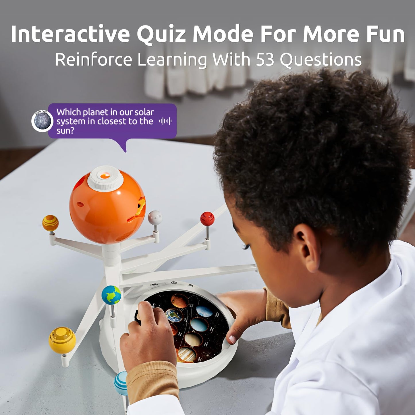 Science Can Solar System for Kids | Interactive Talking Model & Planetarium Projector