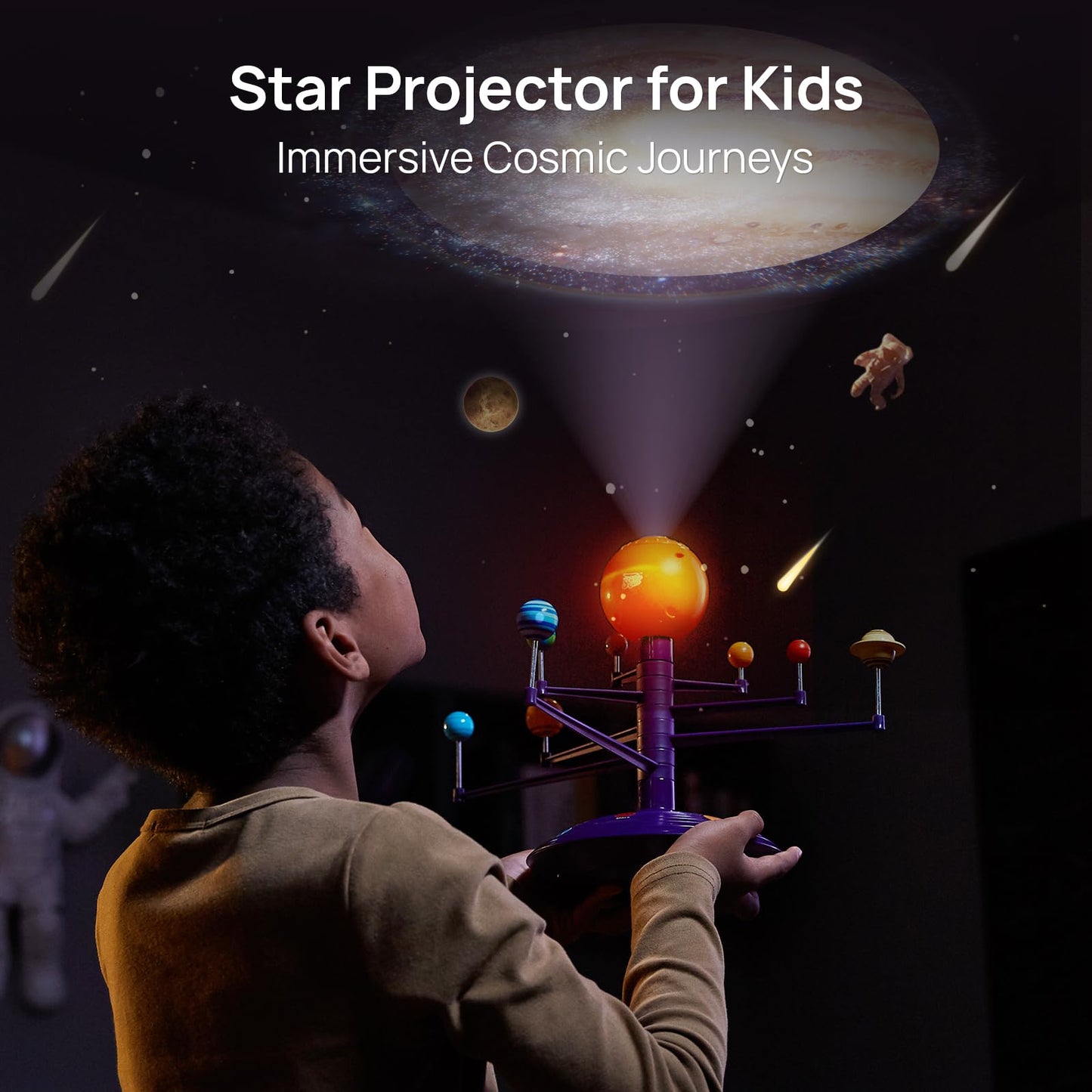 Science Can Solar System for Kids – Talking Planetarium Projector with 8 Planets