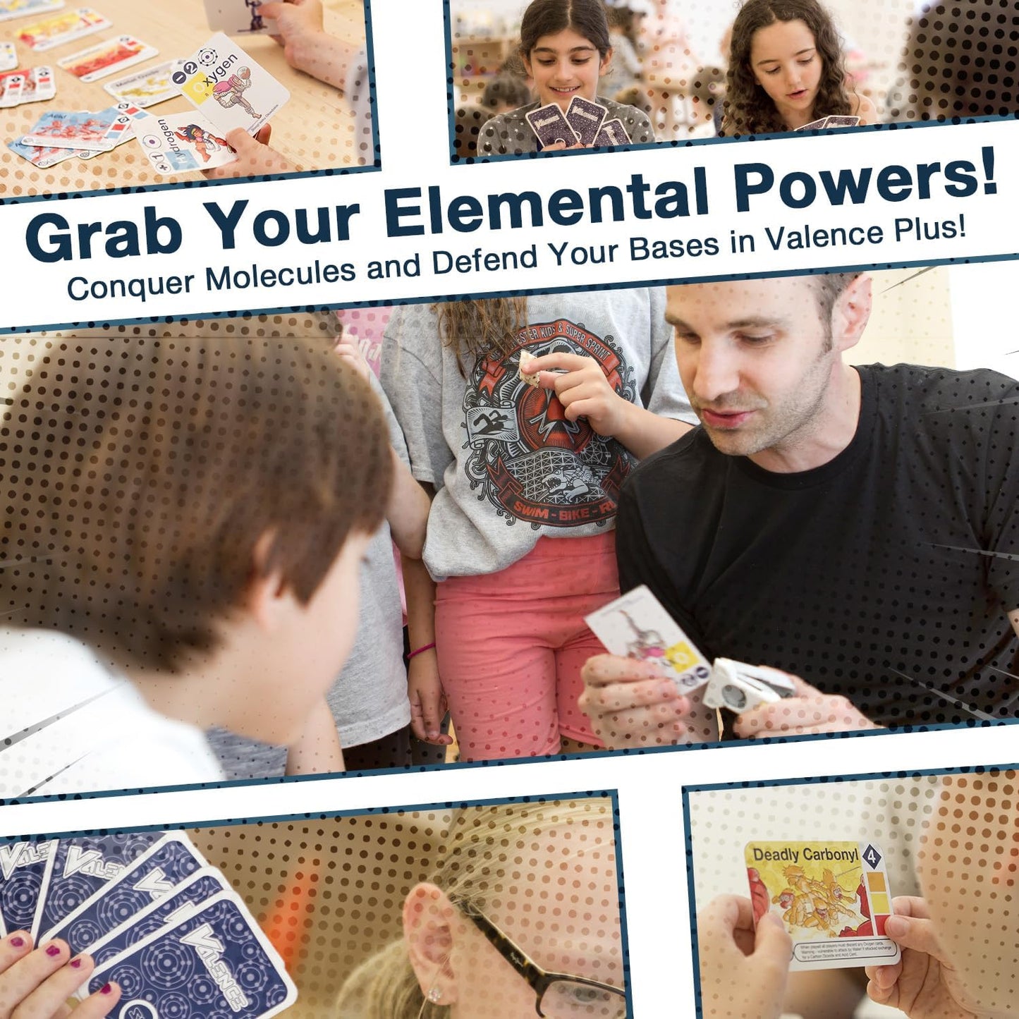 Valence Plus by Science Ninjas | Advanced Chemistry Card Game for Teens & Adults