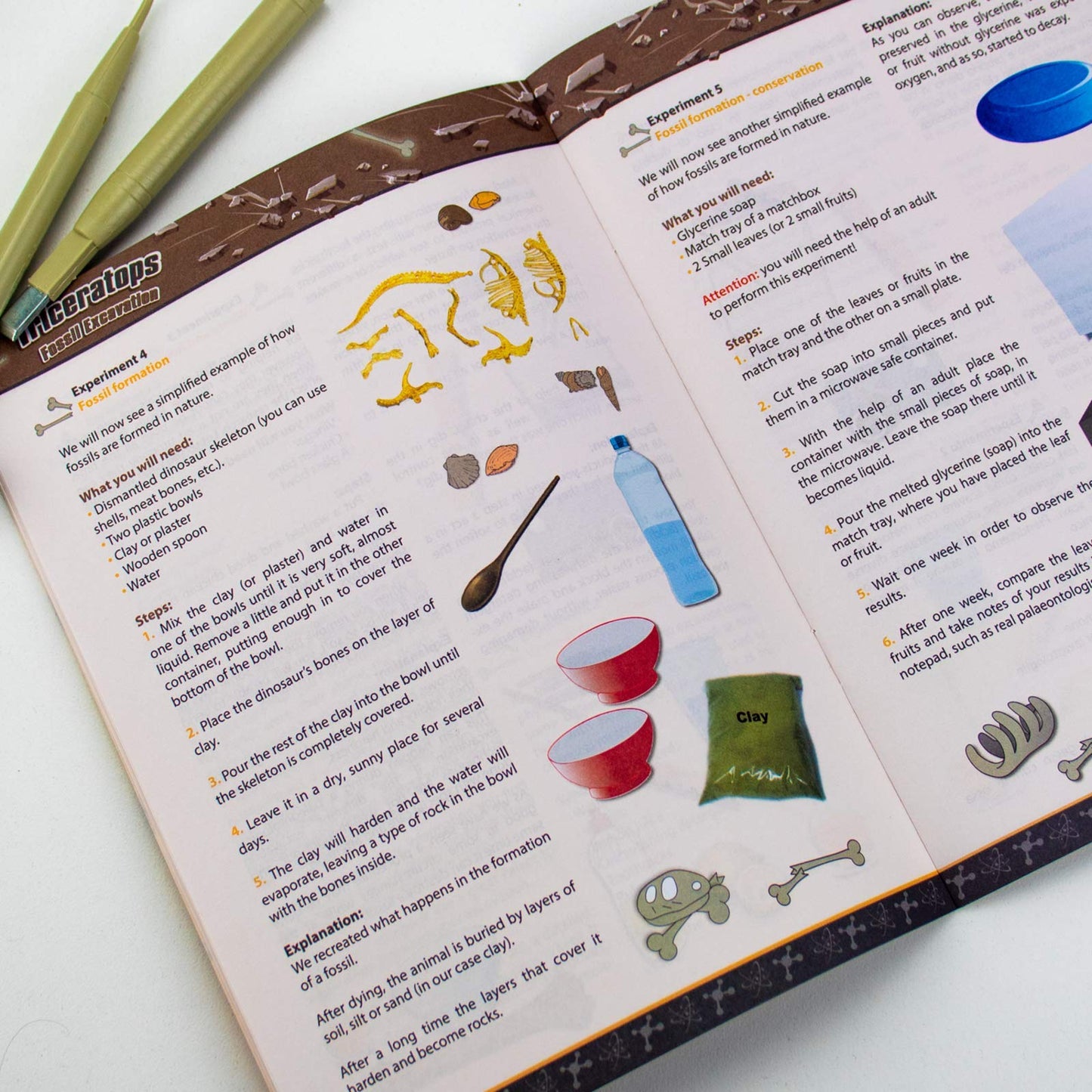Science4you Triceratops Dinosaur Fossil Dig Kit – Excavate & Assemble 10 Bones