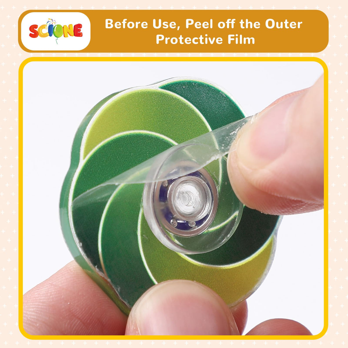 SCIONE 24Pack Mini Fidget Spinner Toys – Rainbow Party Favors & Classroom Prizes