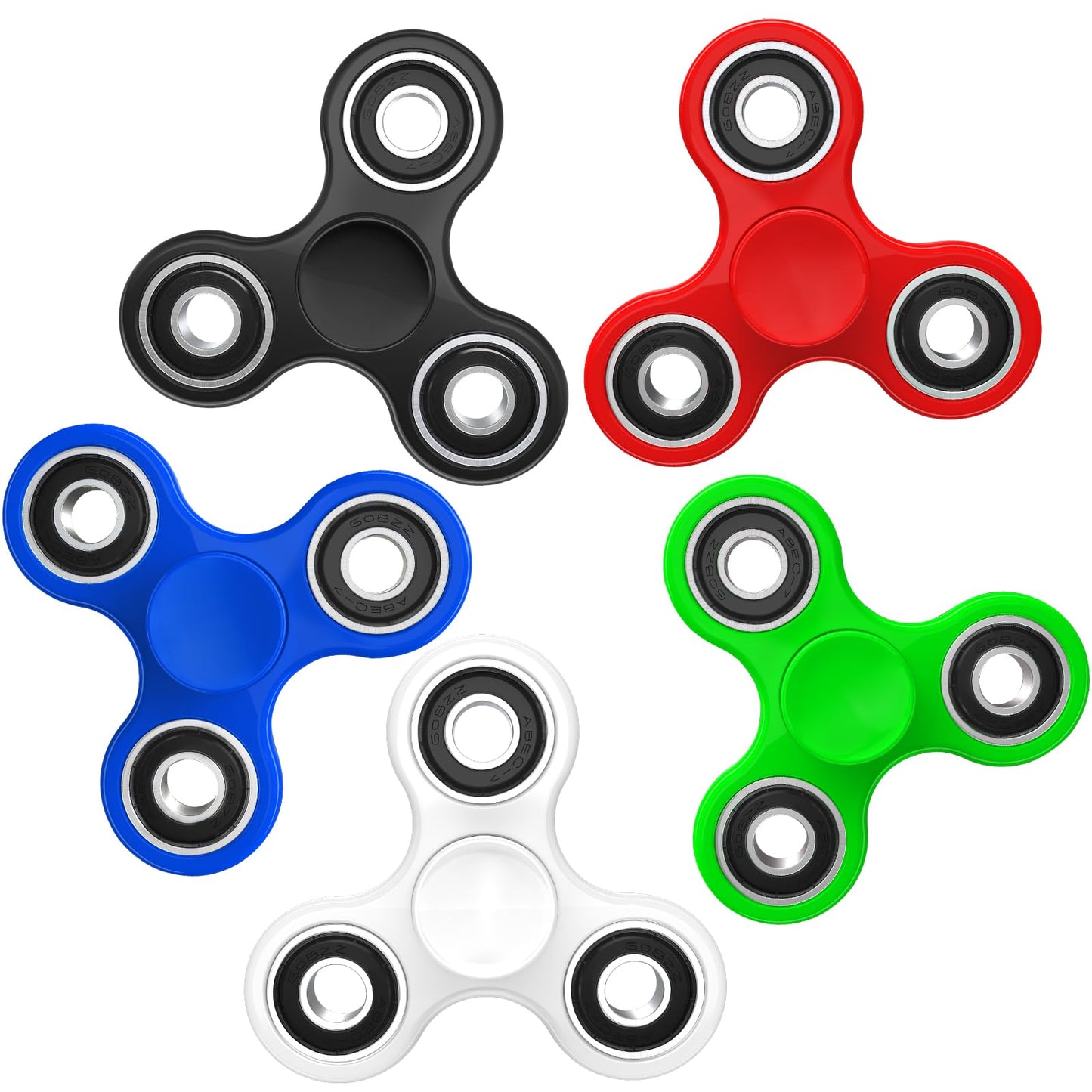 SCIONE Fidget Spinners 5 Pack | Sensory Stress Relief Toys for All Ages