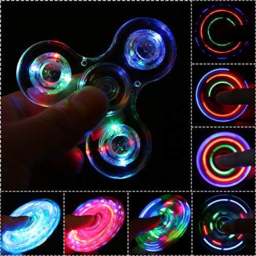 SCIONE LED Fidget Spinner – Glow in the Dark Sensory Toy for Focus, ADHD & Anxiety
