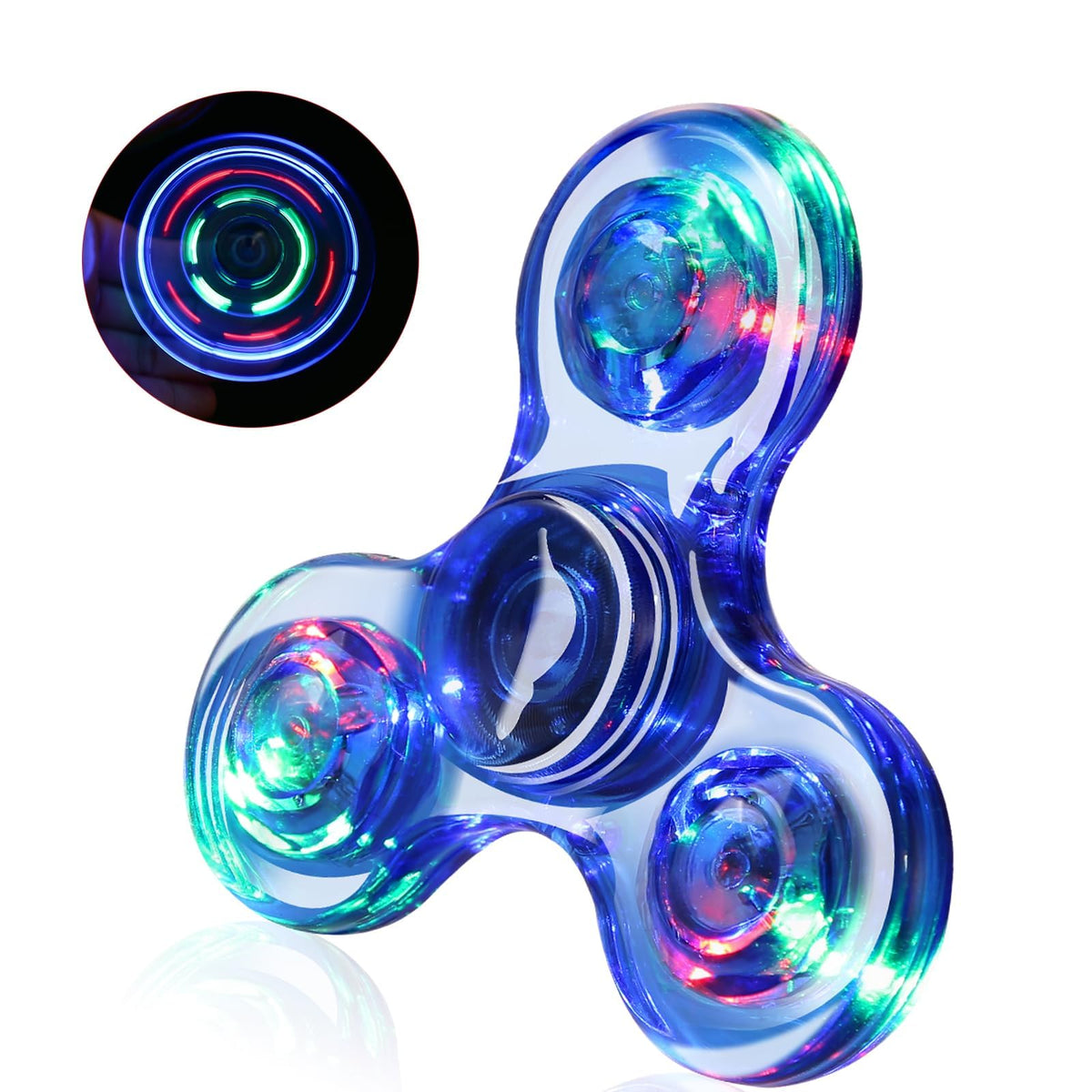 SCIONE LED Fidget Spinner – Glow in the Dark Sensory Toy for Focus, ADHD & Anxiety