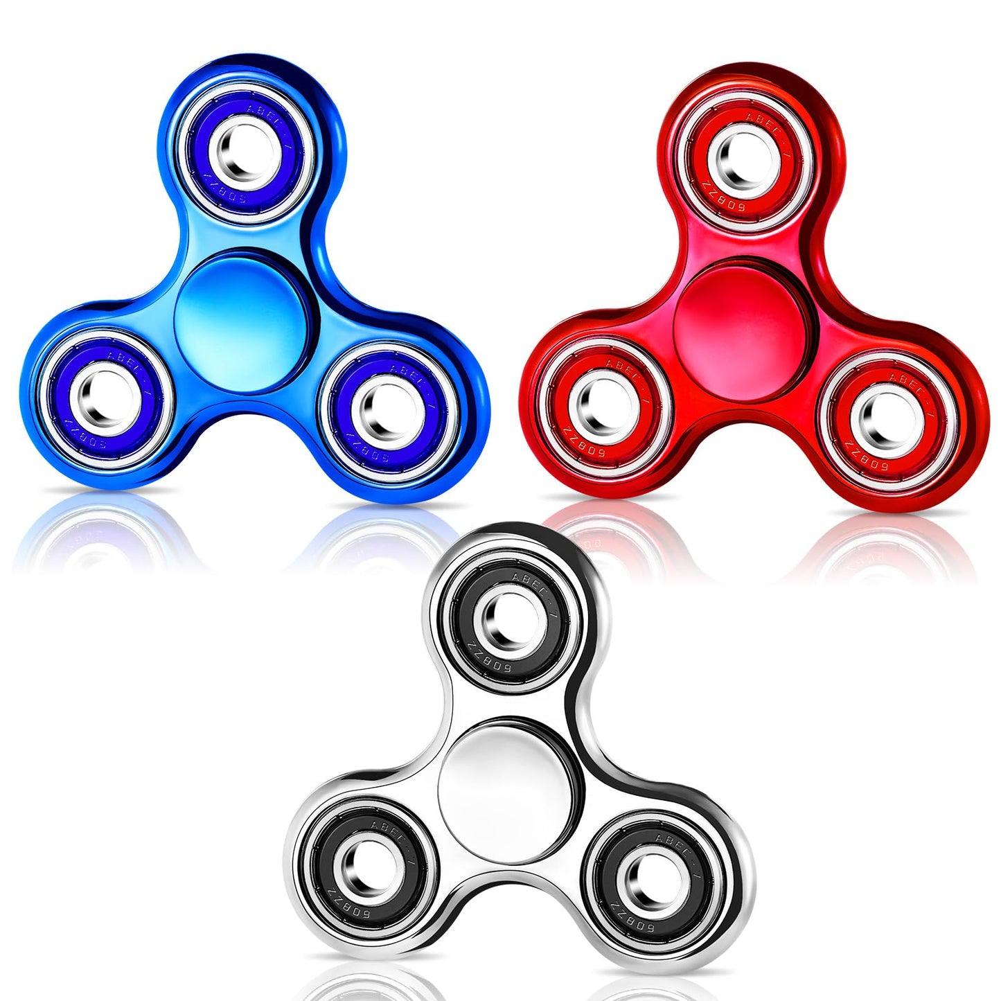 SCIONE Valentines Day Gift – 3-Pack Fidget Spinners for Kids | Focus & Relaxation