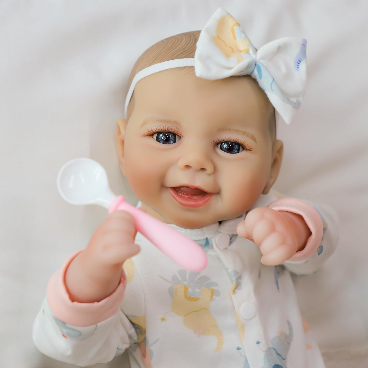 SCOM Baby Doll 18-Inch Realistic Soft Body with Accessories | Safe Play for 3+