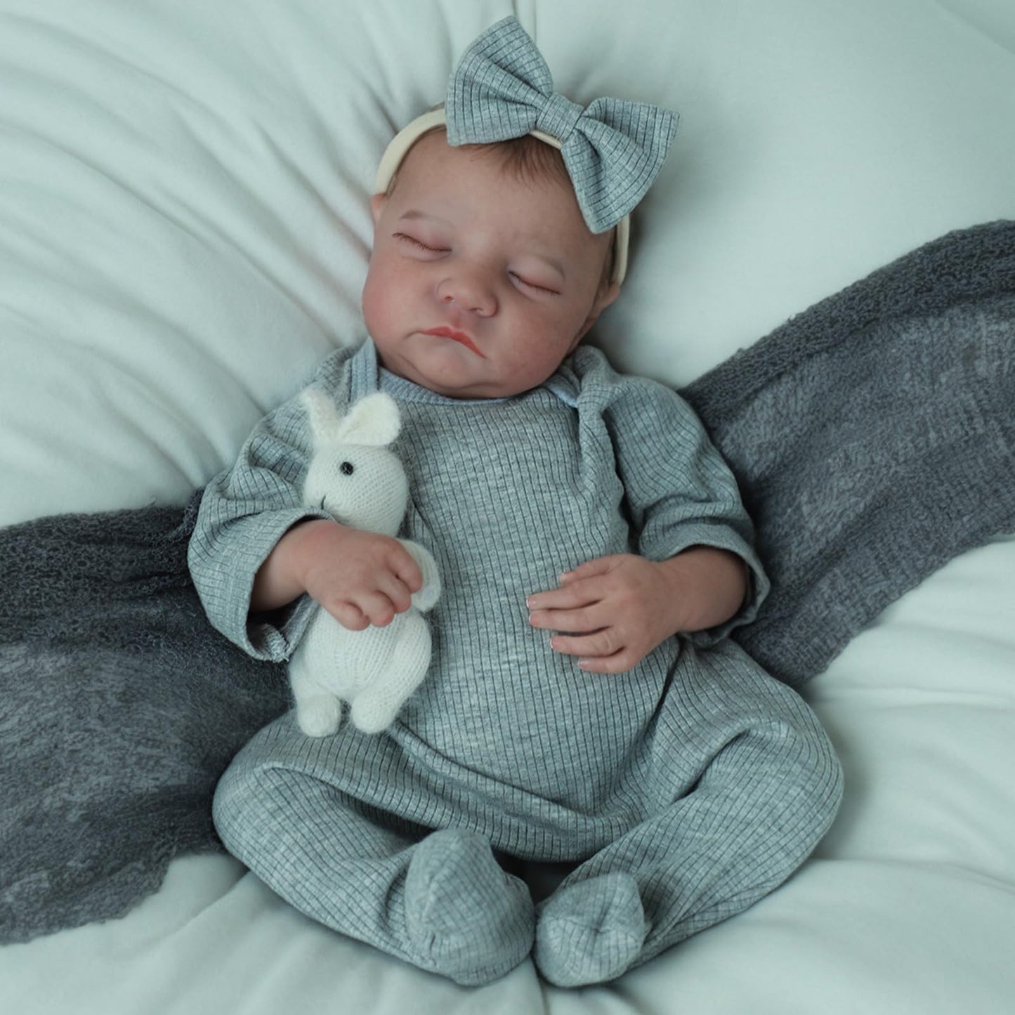 SCOM Realistic Reborn Baby Doll 18in Levi – Weighted Vinyl Girl Gift