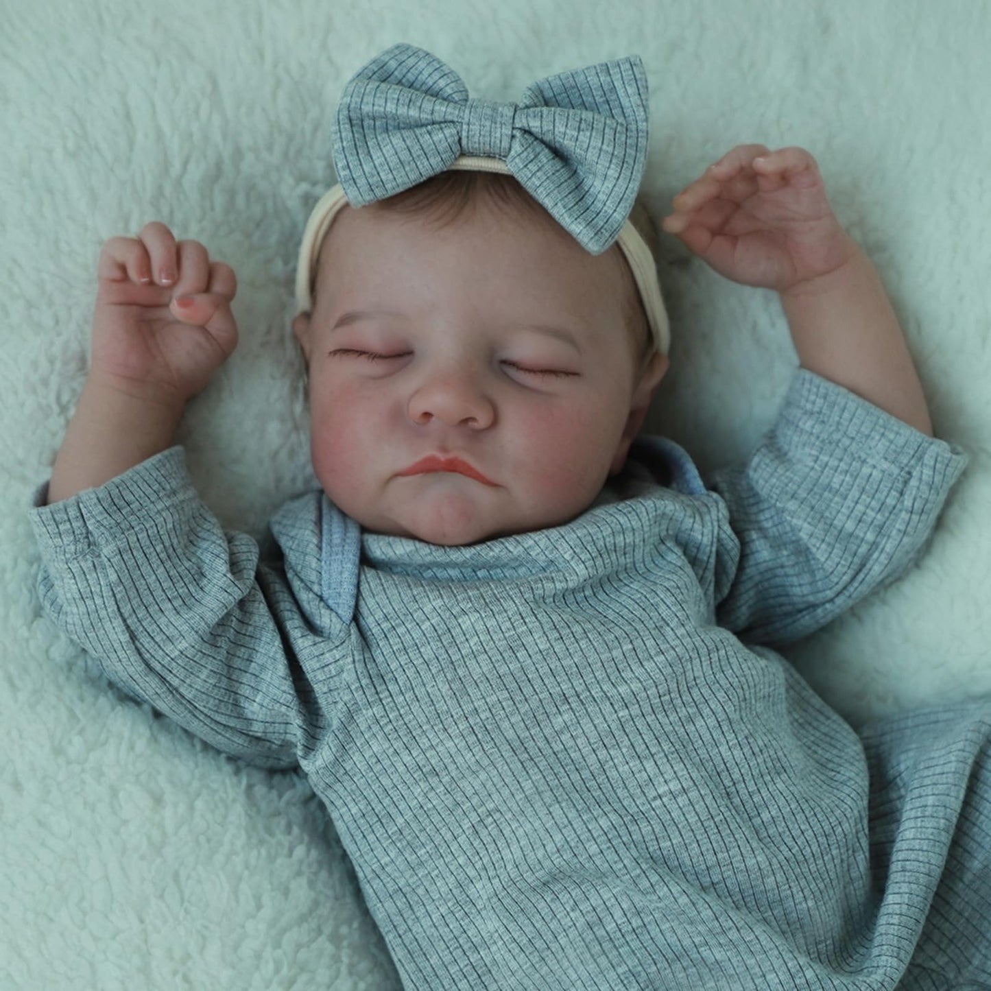 SCOM Realistic Reborn Baby Doll 18in Levi – Weighted Vinyl Girl Gift