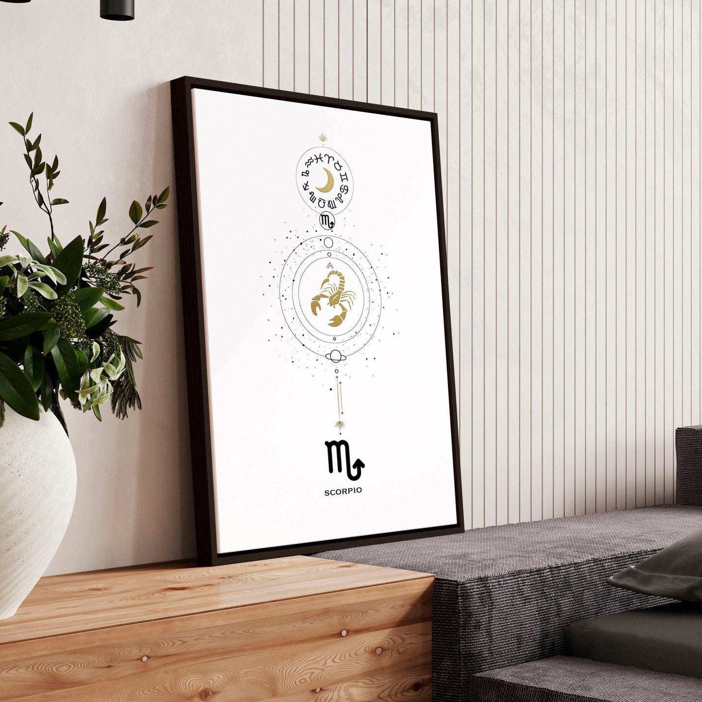 Scorpio Zodiac inspired wall art print