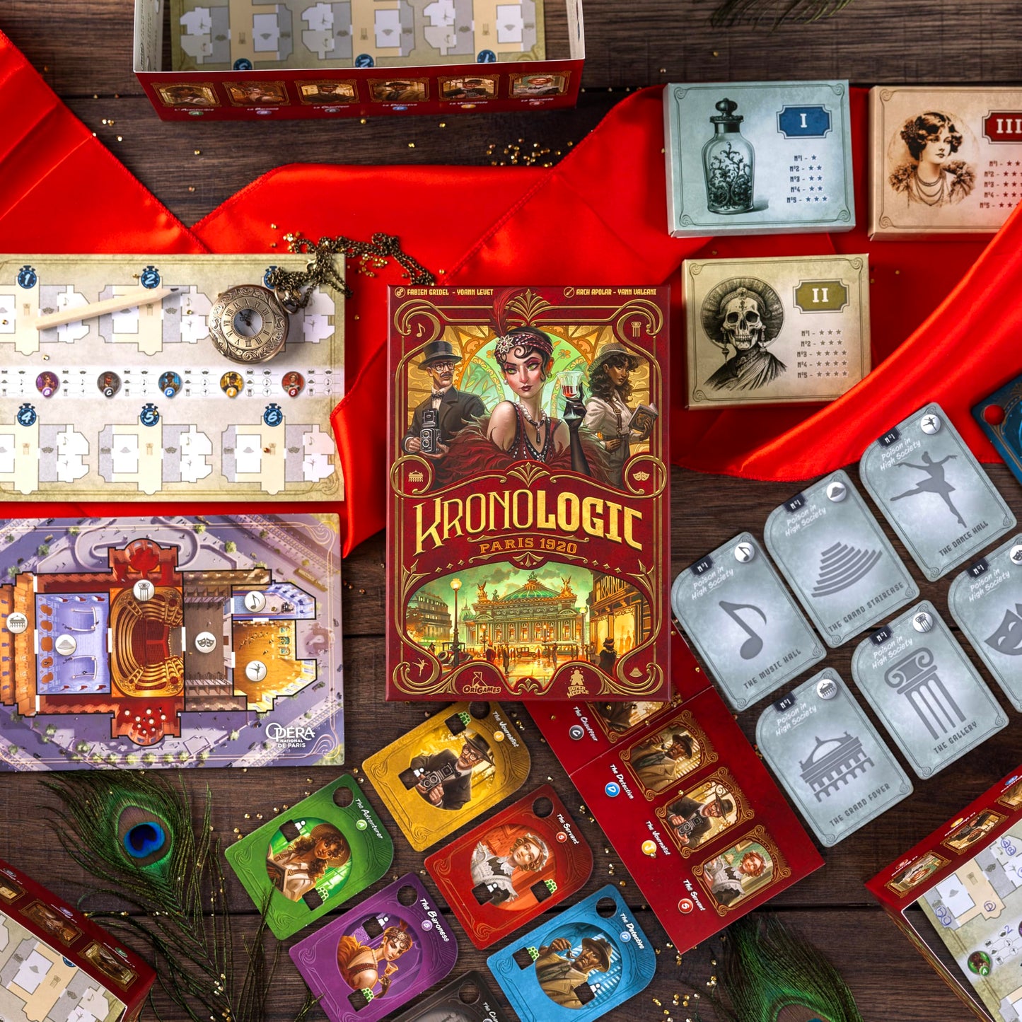 Kronologic: Paris 1920 – Murder Mystery Game (1–4 Players, 30 Min) | Scorpion Masqué