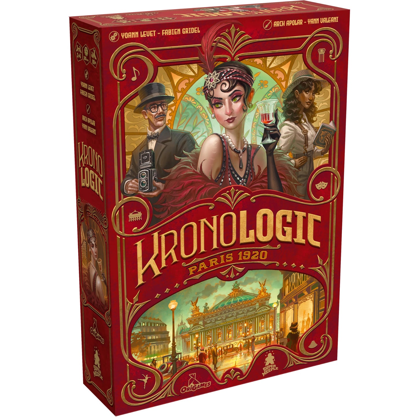 Kronologic: Paris 1920 – Murder Mystery Game (1–4 Players, 30 Min) | Scorpion Masqué