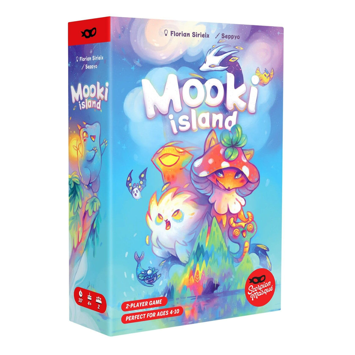 Scorpion Masqué Mooki Island – Adorable 2-Player Card Game for Kids
