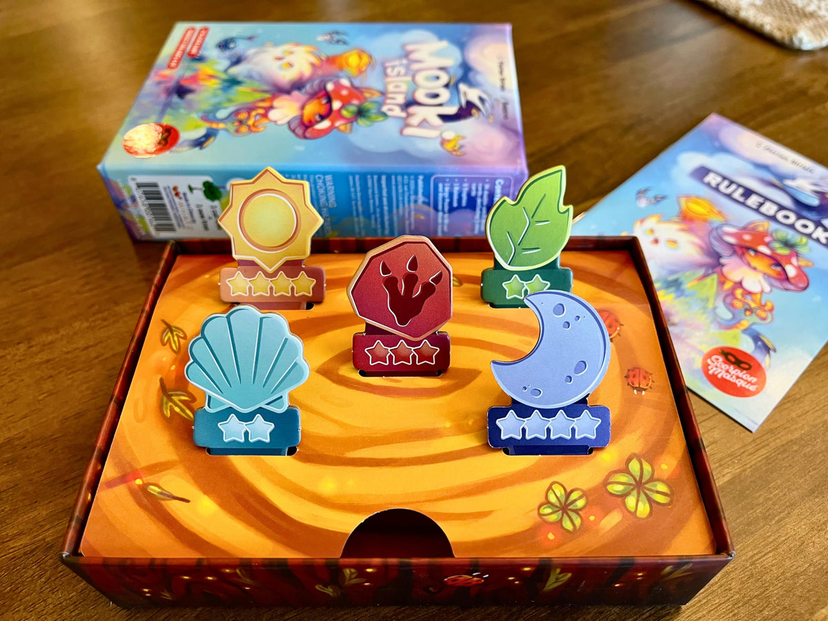Scorpion Masqué Mooki Island – Adorable 2-Player Card Game for Kids