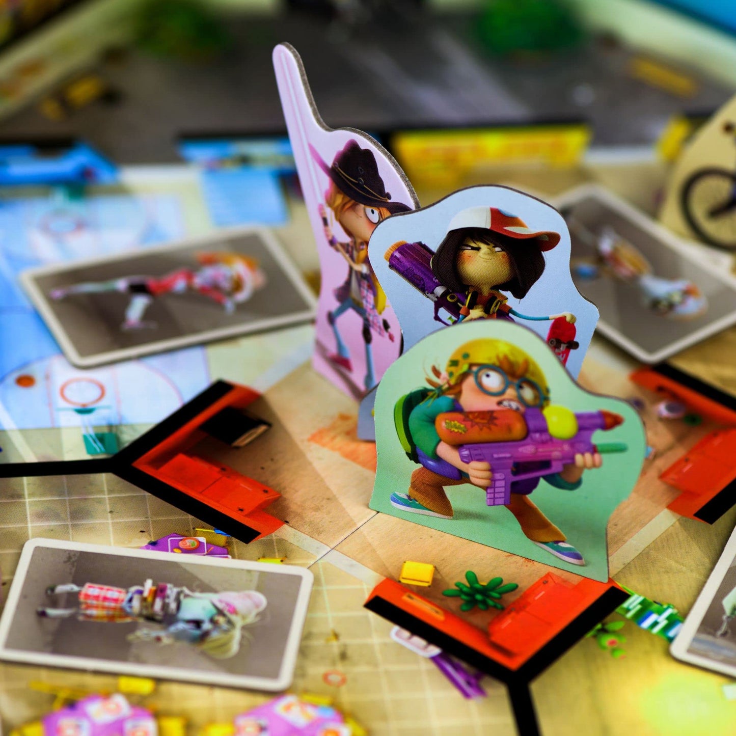 Zombie Kidz Evolution by Scorpion Masqué | Cooperative Family Board Game, 2-4 Players, 15-Min Sessions, Legacy
