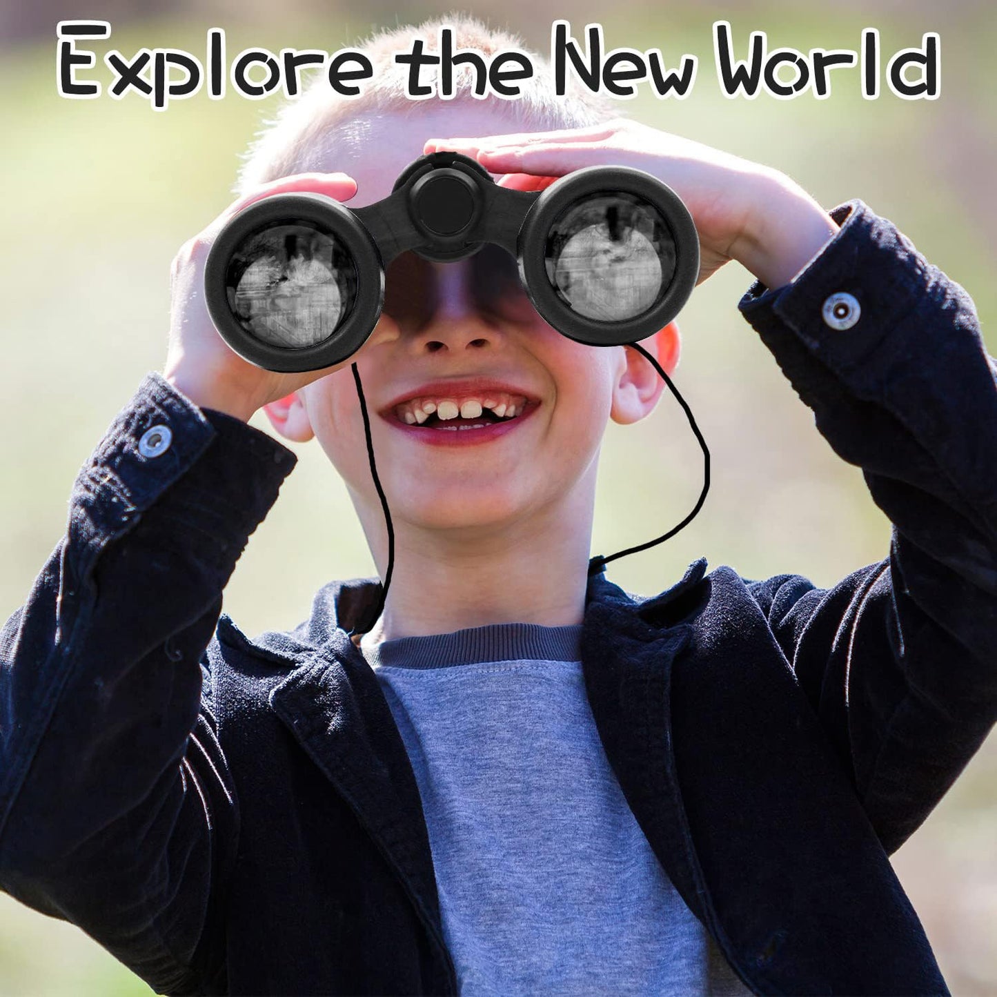 Scotamalone Kids Binoculars 4x30 – Shock-Proof, Lightweight & Educational for Ages 3–12