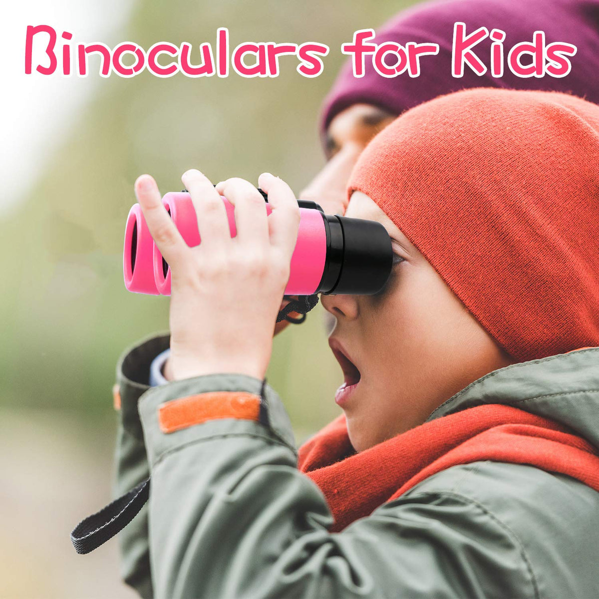 Scotamalone Kids Binoculars 4x30 – Shock Proof Toy for Ages 3-12 | Bird Watching & Outdoor Learning