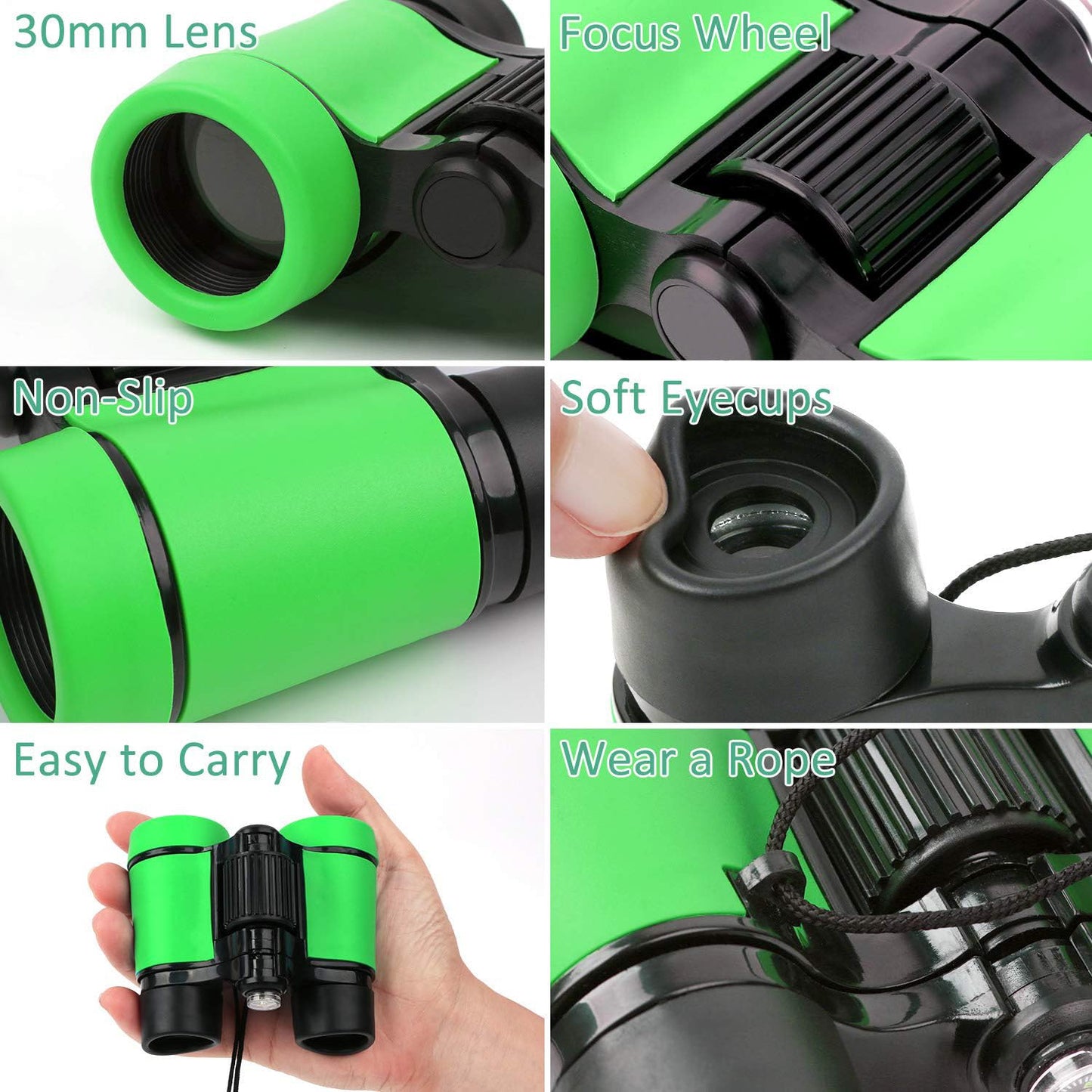 Scotomalone Kids Binoculars 4x30 – Shock-Proof Educational Toy for Ages 3–12