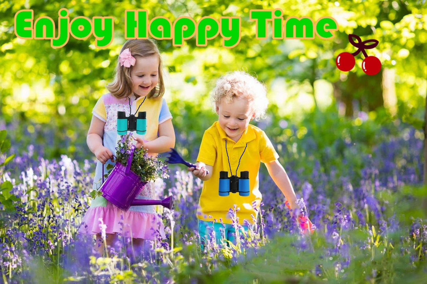 Scotamalone Kids Binoculars 4x30 – Shock Proof Toy Binoculars for Ages 3-12 | Educational Outdoor Play