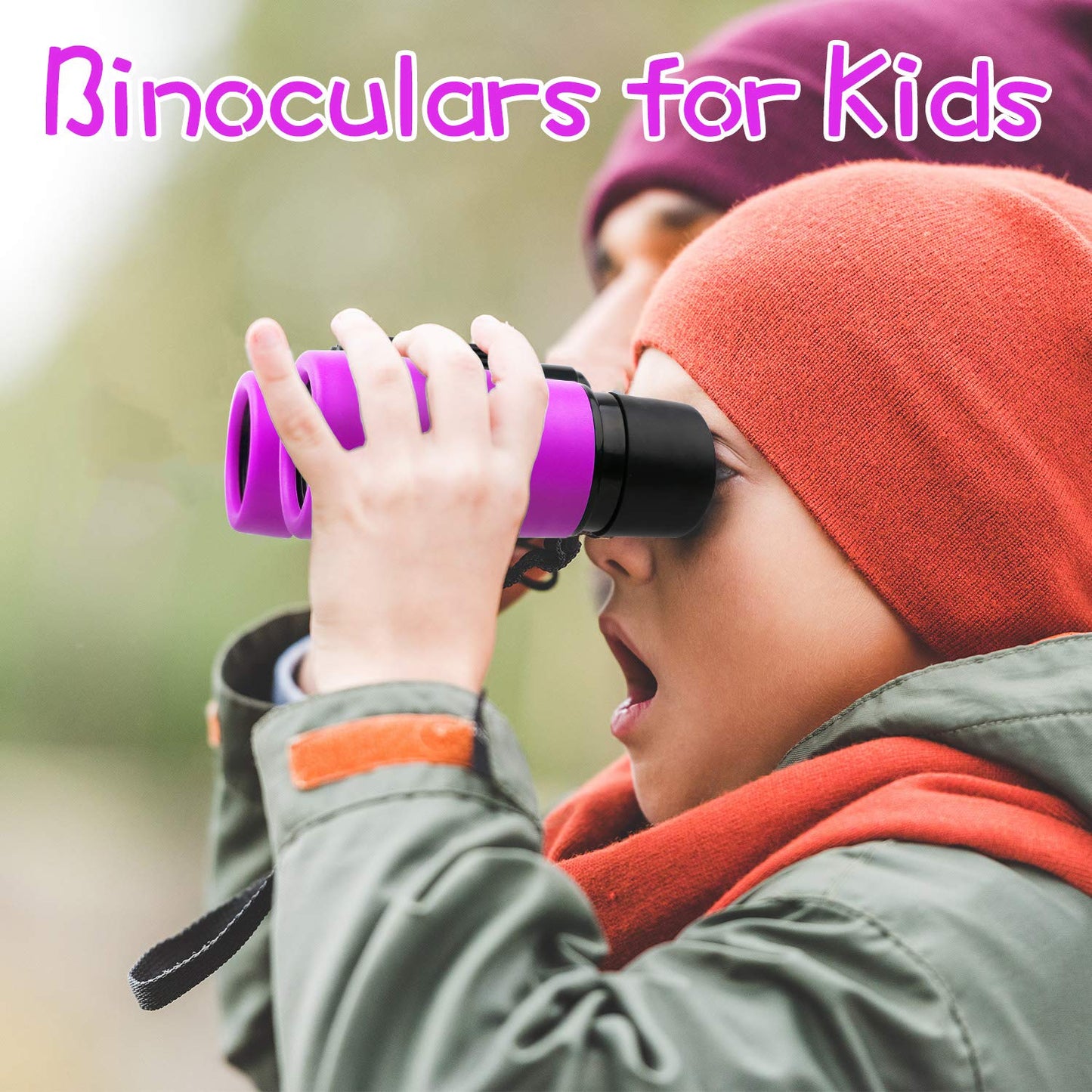 Scotamalone Kids Binoculars 4x30 – Shock-Proof Toy Binoculars for Ages 3-12