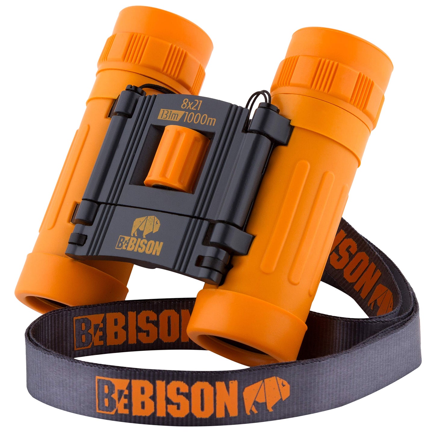 Scotar BeBison Kids Binoculars 8x21 – Compact, Shockproof Real Optics for Outdoor Fun