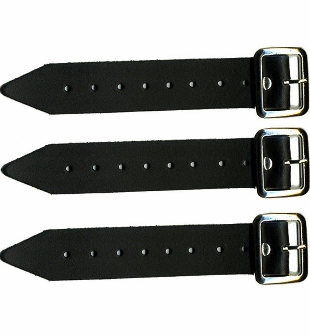 Scottish Kilt Straps and Buckle 7" Genuine Leather Extender 1.25" wide Strap