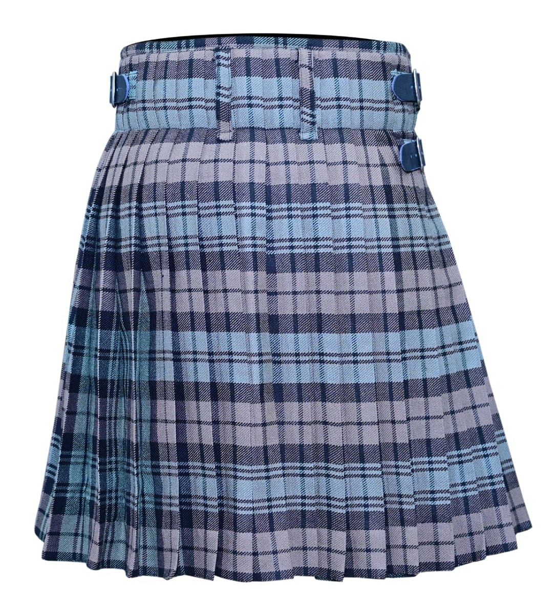 Scottish Men Black Watch Weathered Tartan  5 Yard Casual Kilt 24" Drop